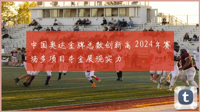 中国奥运金牌总数创新高 2024年赛场多项目夺金展现实力
